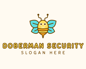 Cute Bee Nursery logo design