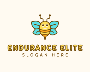 Cute Bee Nursery logo design