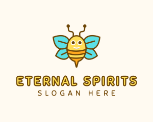 Cute Bee Nursery logo design