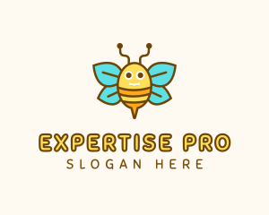 Cute Bee Nursery logo design