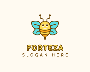 Cute Bee Nursery logo design