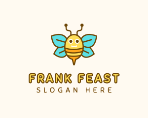 Cute Bee Nursery logo design