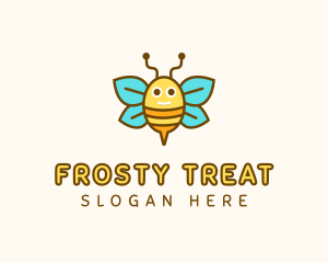 Cute Bee Nursery logo design