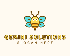 Cute Bee Nursery logo design