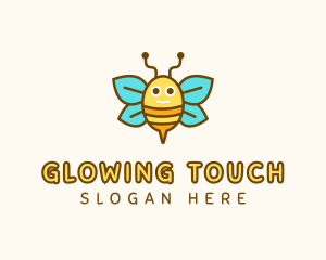 Cute Bee Nursery logo design