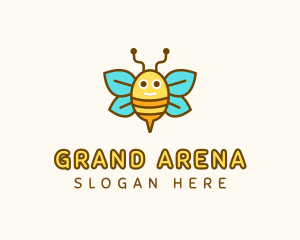 Cute Bee Nursery logo design