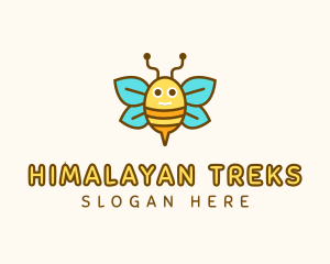 Cute Bee Nursery logo design