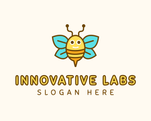 Cute Bee Nursery logo design