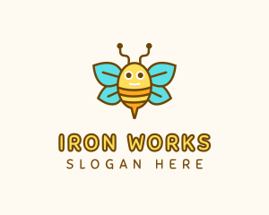 Cute Bee Nursery logo design