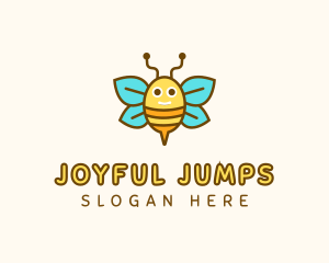 Cute Bee Nursery logo design