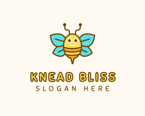 Cute Bee Nursery logo design