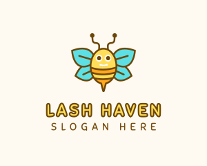 Cute Bee Nursery logo design