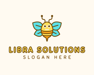 Cute Bee Nursery logo design