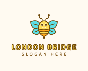 Cute Bee Nursery logo design