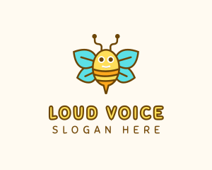 Cute Bee Nursery logo design