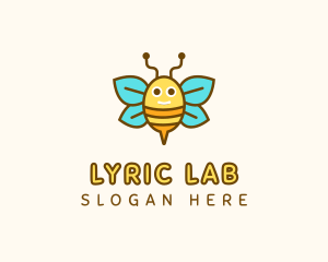 Cute Bee Nursery logo design