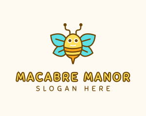 Cute Bee Nursery logo design