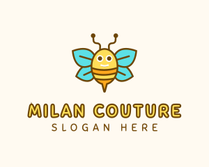 Cute Bee Nursery logo design