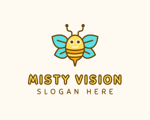 Cute Bee Nursery logo design