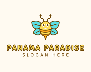 Cute Bee Nursery logo design