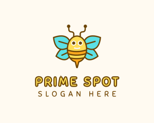 Cute Bee Nursery logo design