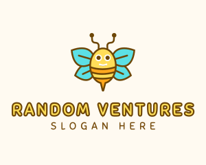 Cute Bee Nursery logo design