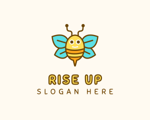 Cute Bee Nursery logo design