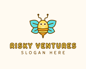 Cute Bee Nursery logo design