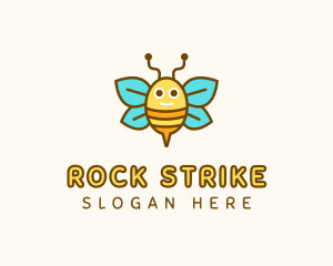 Cute Bee Nursery logo design