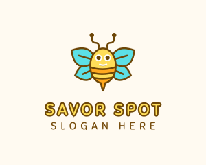 Cute Bee Nursery logo design