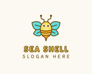 Cute Bee Nursery logo design