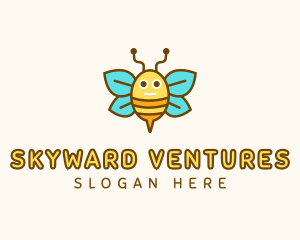 Cute Bee Nursery logo design