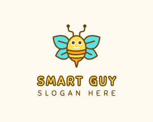 Cute Bee Nursery logo design