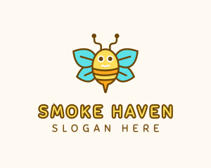 Cute Bee Nursery logo design