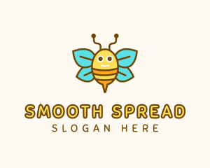 Cute Bee Nursery logo design