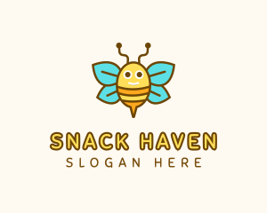 Cute Bee Nursery logo design