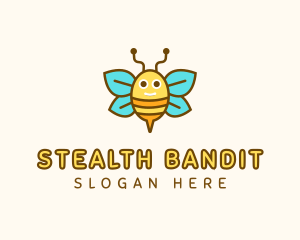 Cute Bee Nursery logo design