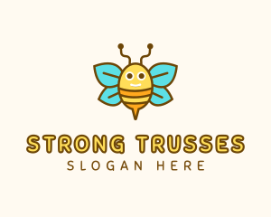 Cute Bee Nursery logo design