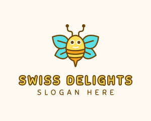 Cute Bee Nursery logo design