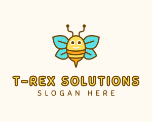 Cute Bee Nursery logo design