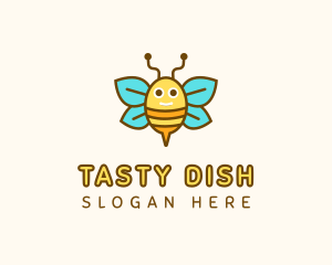 Cute Bee Nursery logo design