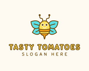 Cute Bee Nursery logo design