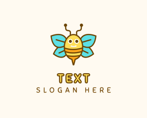 Cute Bee Nursery logo design