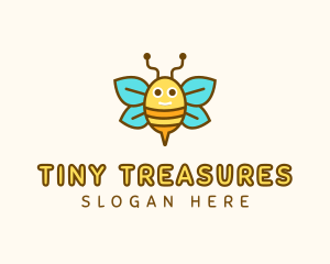 Small - Cute Bee Nursery logo design