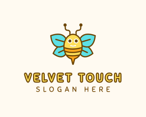 Cute Bee Nursery logo design