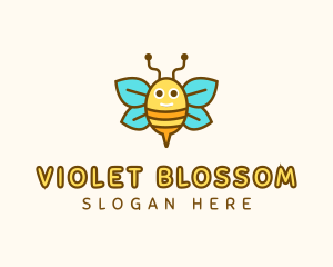 Cute Bee Nursery logo design