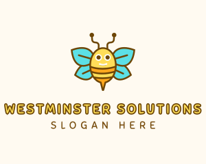 Cute Bee Nursery logo design