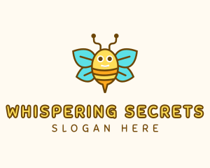 Cute Bee Nursery logo design