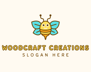 Cute Bee Nursery logo design