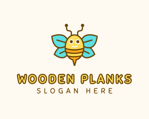 Cute Bee Nursery logo design